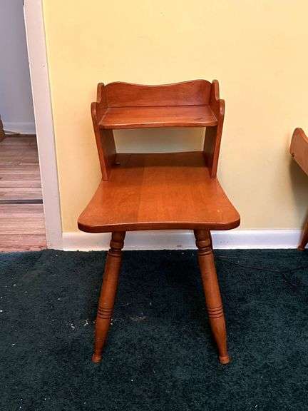 Wooden Mid-Century Side Table