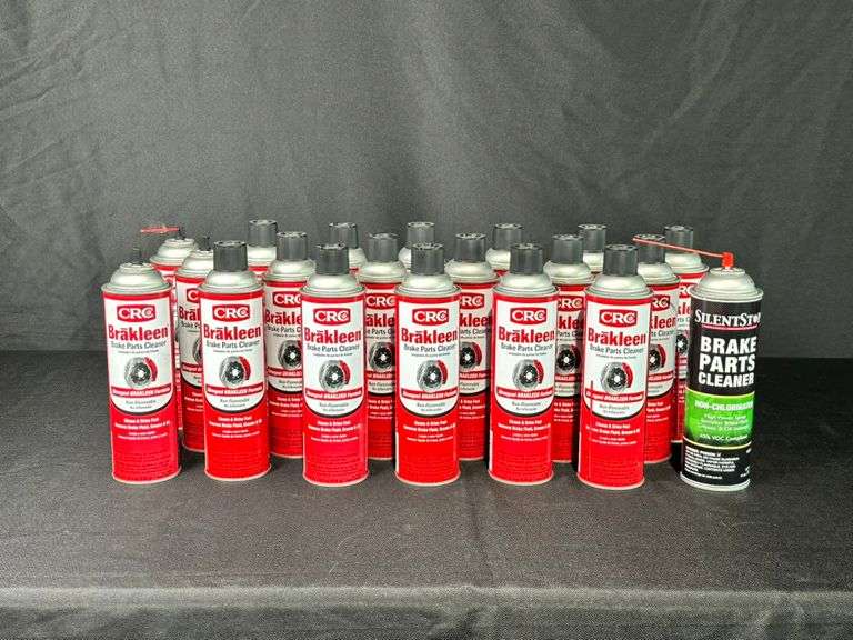 Lot Of CRC Brakleen And SilentStop Brake Parts Cleaner - Ryan Cate ...