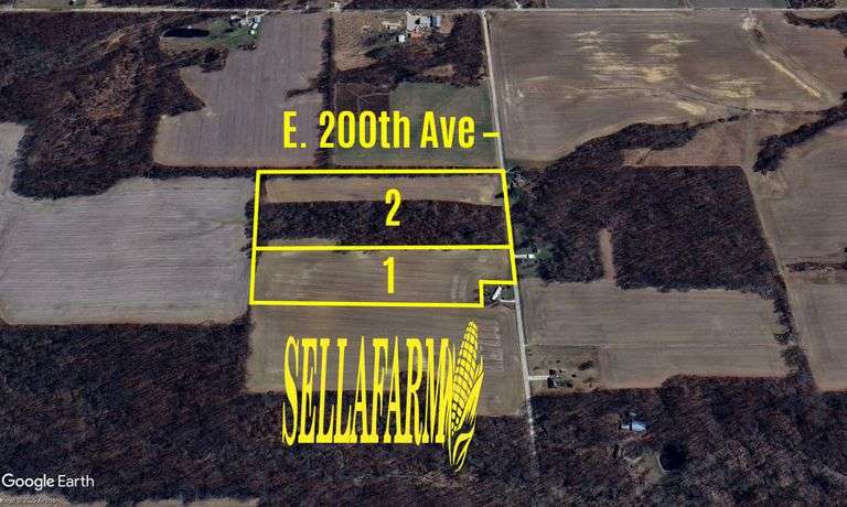 Tract 1 – 10+/- Acres, Near 100% Tillable / Ready for Conversion to Yard Excellent Topography for Homestead / Mini-Farm  Latitude: 38.880692     Longitude: -87.766696  Brief Legal: Part of Section 8, Honey Creek Township, Crawford Co., IL. T5N-R12W.  Access: Direct, Full Frontage Access to Hard Surface Road, E. 200th Ave.  Soils: 13B2 Bluford Silt Loam, 2-5% slope, 4.84 Acres, 49.9%; 13A Bluford Silt Loam, 0-2% slope, 4.33 Acres, 44.7%; 7C2 Atlas Silt Loam, 5-10% slopes, .52 Acres, 5.4%;   Weighted Productivity Index: 97.4.  Topography: This field features a topography perfectly suited for a homestead! The property slopes from North to South providing excellent water management for home!   Endless Uses: This field provides an opportunity to own small tillable acreage that can be suited to fit your needs. Specialty Crops, Pumpkins, Small Tree Farm, The Uses are Limitless! Excellent Opportunity to Build Your Dream Property!