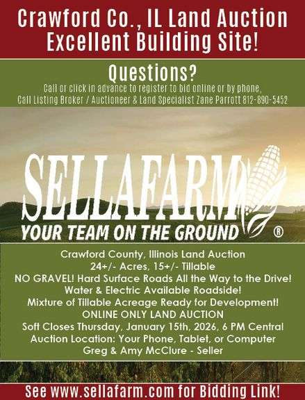 24+/- Acre Building Site, Crawford Co., IL 