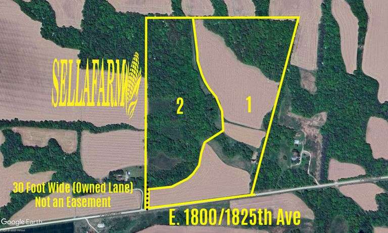 Tract 2 – 30+/- Acres, Near 100% Recreational, Private “Deer Camp” Location Already in Place with Small Pond, Marketable Timber, Excellent Recreational Tract, 12+/- CRP Acres