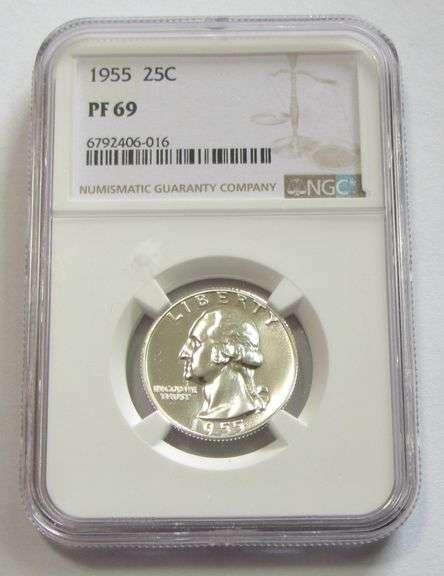 1955 PROOF FRANKLIN ULTRA HIGH GRADE NGC PF69