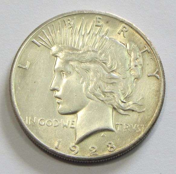 KEY DATE $1 1928 PEACE SILVER DOLLAR