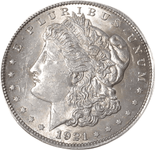 1921 Morgan Silver Dollar - Vintage U.S. Coin Auction