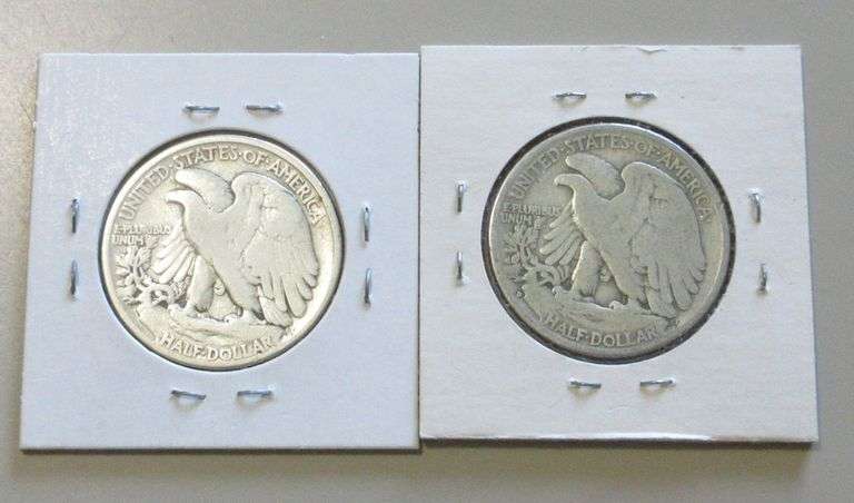 1940 1939-D WALKING LIBERTY LOT
