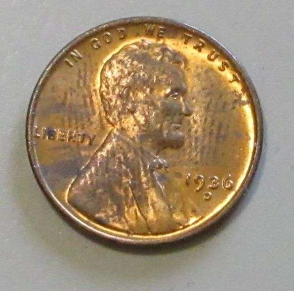 1936-D WHEAT CENT UNC