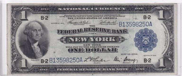 CRAZY FIND $1 FRBN 1918 FLYING EAGLE RUN OF 5 CONSECUTIVE LOTS 3 TO 7 ARE CONSECUTIVE