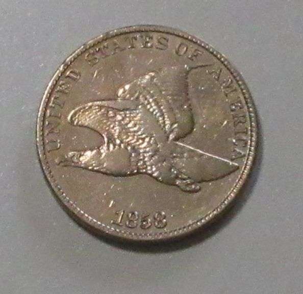 1858 FLYING EAGLE CENT