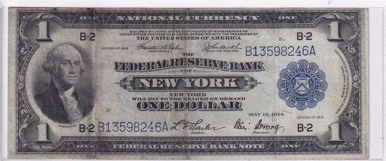 CRAZY FIND $1 FRBN 1918 FLYING EAGLE RUN OF 5 CONSECUTIVE LOTS 3 TO 7 ARE CONSECUTIVE