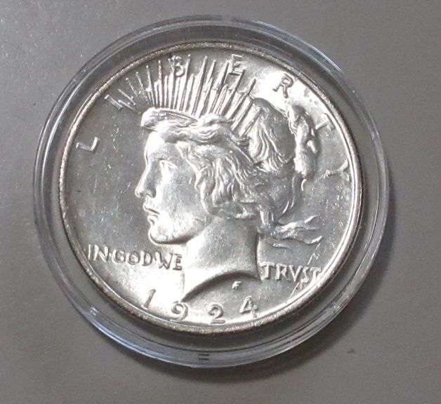 $1 1924 BU PEACE DOLLAR