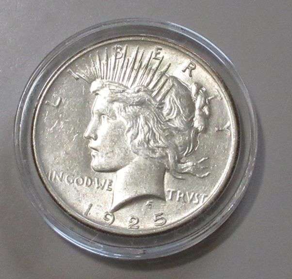 $1 BU 1925 PEACE DOLLAR