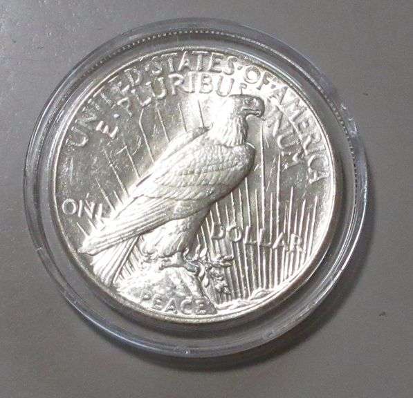 BU $1 1925 PEACE SILVER DOLLAR