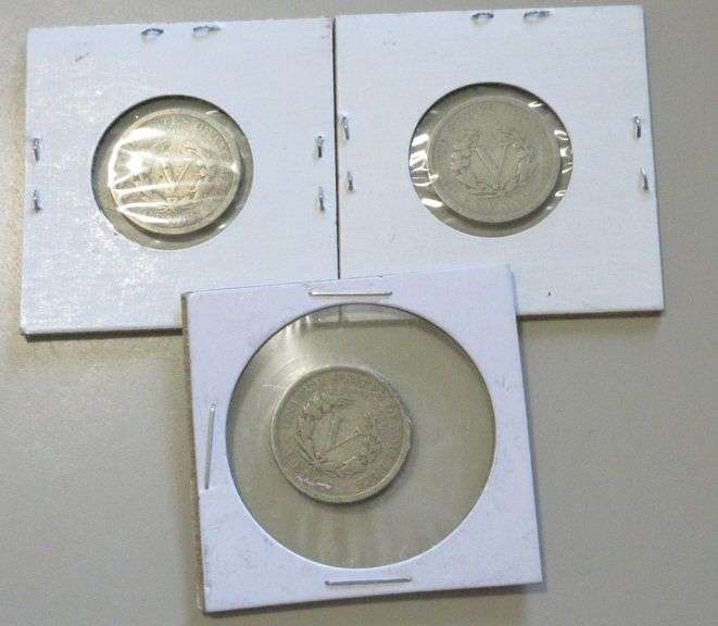 3 LIBERTY NICKELS