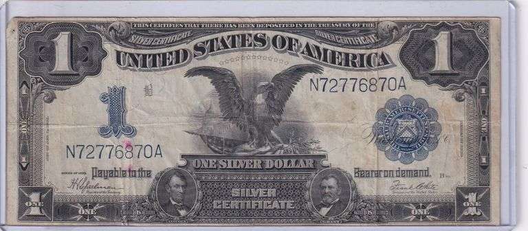 $1 BLACK EAGLE SILVER CERTIFICATE 1899