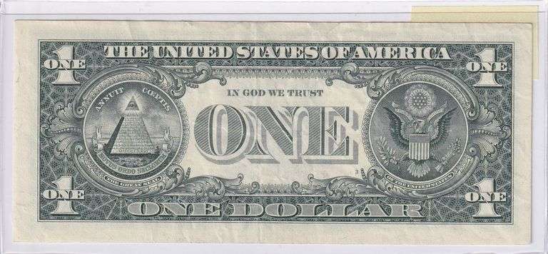 $1 FEDERAL RESERVE NOTE LOW SERIAL NUMBER STAR 8785