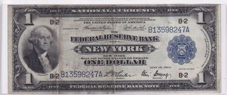 CRAZY FIND $1 FRBN 1918 FLYING EAGLE RUN OF 5 CONSECUTIVE LOTS 3 TO 7 ARE CONSECUTIVE