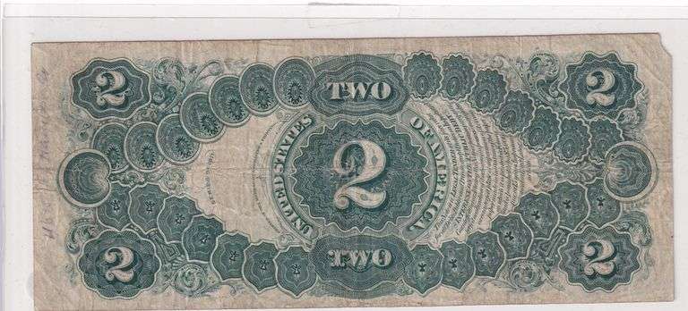 $2 RED SEAL LEGAL TENDER 1917