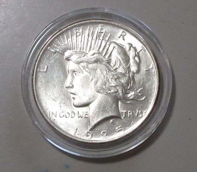 BU $1 1925 PEACE SILVER DOLLAR