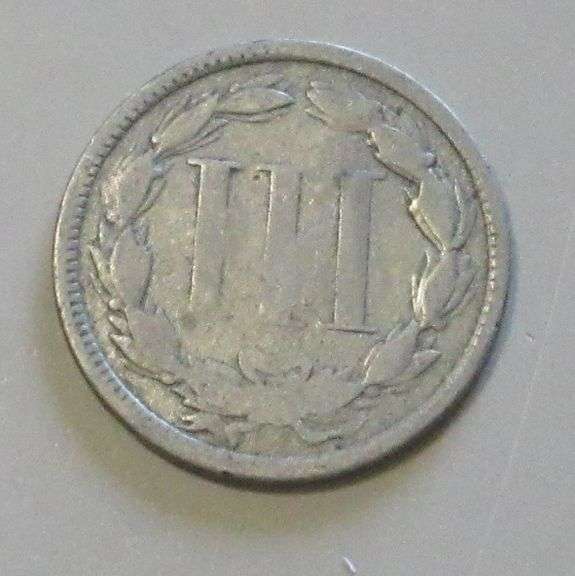 1872 3 CENT PIECE