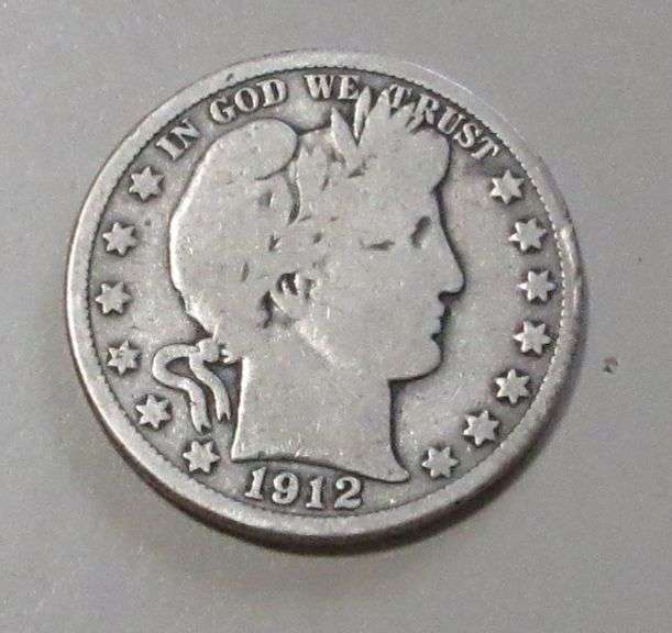 1912 BARBER HALF DOLLAR