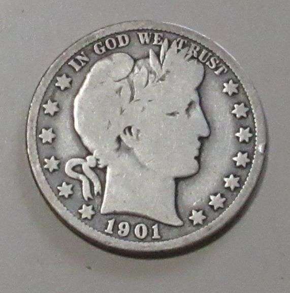 1901-O BARBER HALF