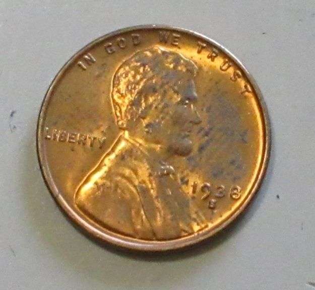 1938-S UNCIRCULATED WHEAT CENT