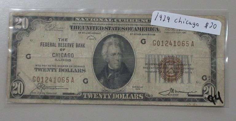 $20 FRBN 1929