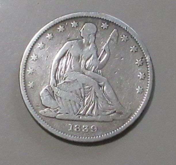 1839 SEATED HALF DOLLAR