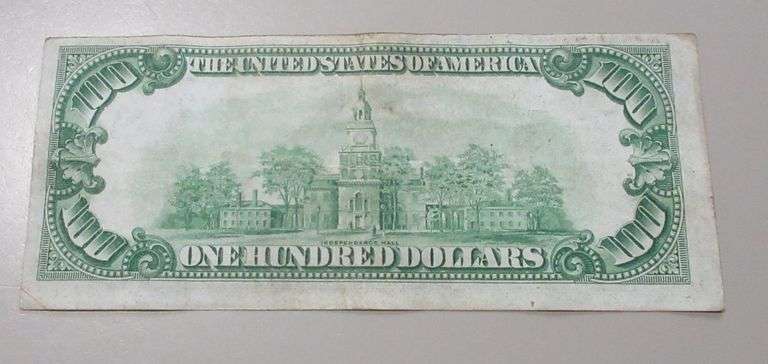 $100 REDEEMABLE IN GOLD FRN 1928
