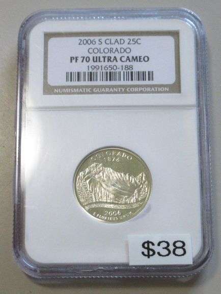 2006-S COLORADA QUARTER NGC PROOF 70