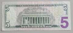 $5 LOW SERIAL NUMBER STAR FRN 594*