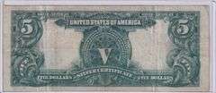 $5 CHIEF SILVER CERTIFICATE 1899 ALWAYS HIGHLY COLLECTED
