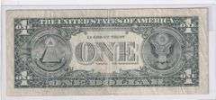 $1 LOW SERIAL NUMBER FEDERAL RESERVE NOTE