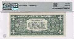 $1 1957 SILVER CERTIFICATE PMG GEM 65 EPQ LOTS 56 TO 58 ARE CONSECUTIVE