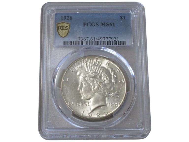 1926 Peace Dollar PCGS MS61