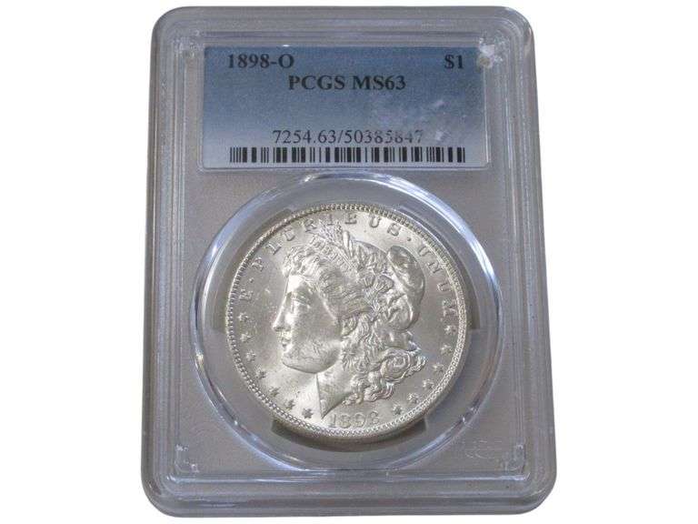 1898-O Morgan Silver Dollar PCGS MS63
