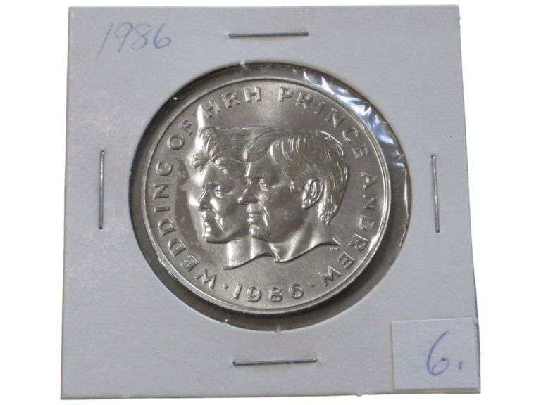 1986 Samoa $1 Prince Andrew Wedding Commemorative
