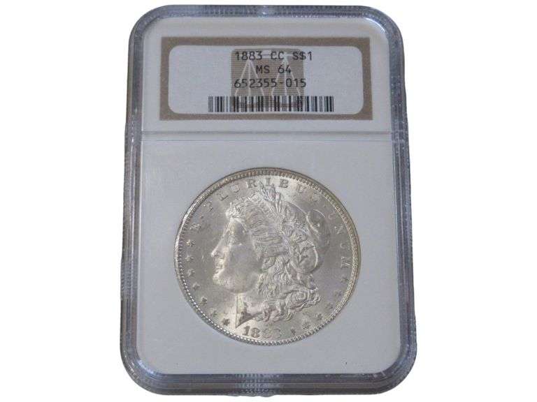 1883-CC Morgan Silver Dollar MS64 NGC