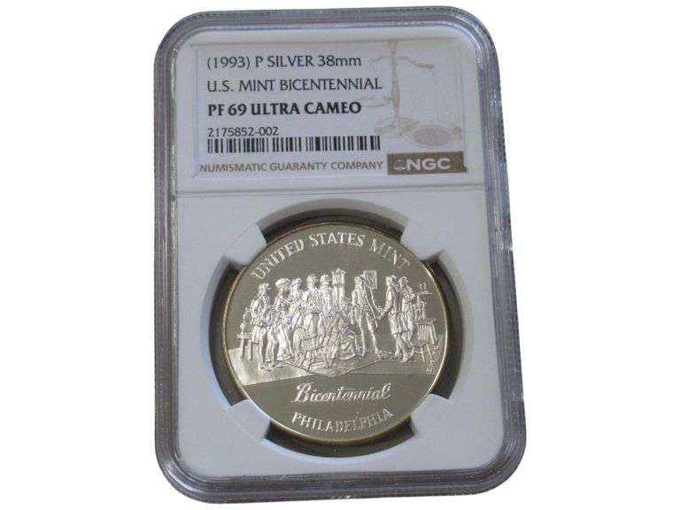 1993-P Silver Bicentennial Commemorative Coin PF 69 Ultra Cameo