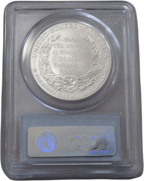 2010-W Disabled Veterans Silver Dollar PCGS MS69