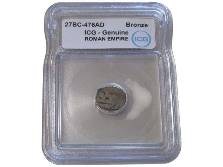Roman Empire Bronze  (27 BC-476 AD) - ICG Certified Genuine