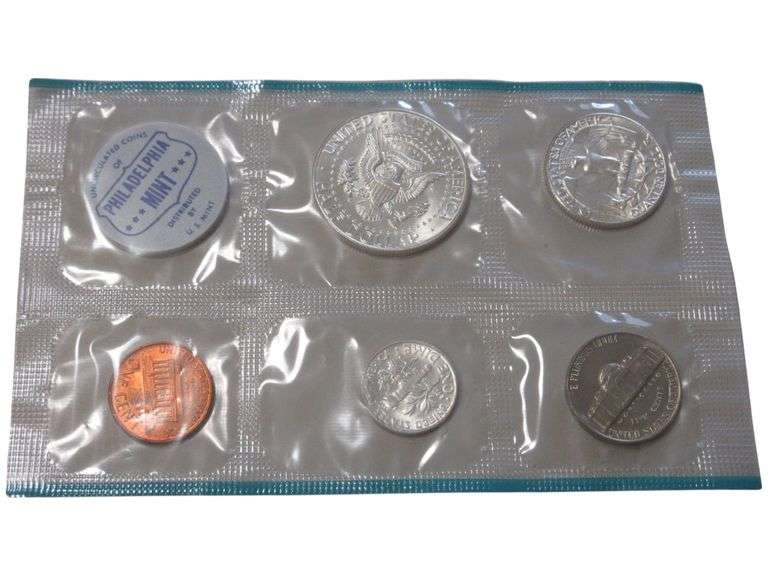 1964 U.S. Mint Uncirculated  Set - Philadelphia Mint