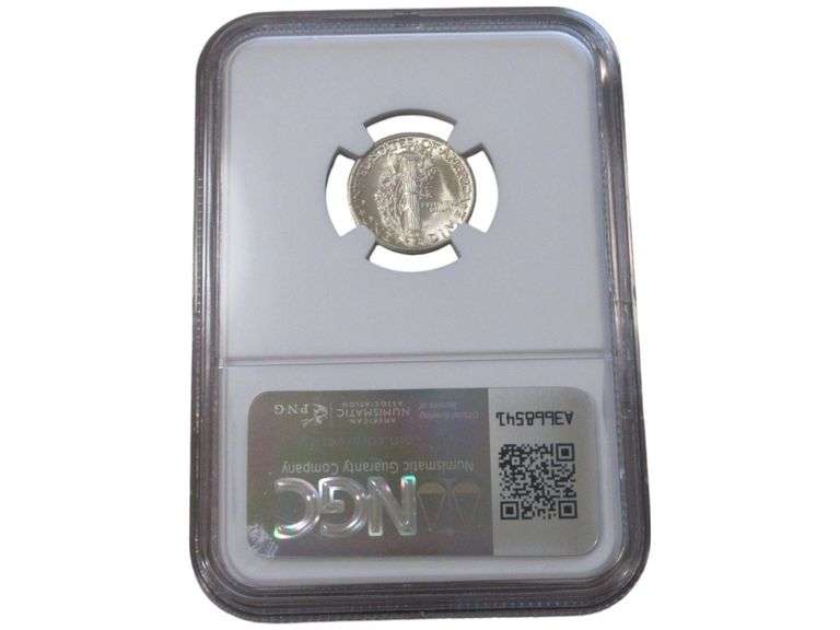 1942 D Mercury Dime NGC MS 65 FB