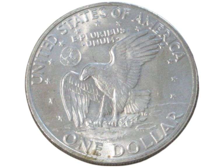 1971 S Silver Eisenhower Dollar  - Collectible US Currency