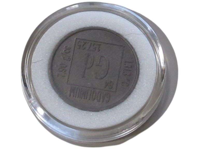 Elements  Series: Gadolinium  - 99% Pure, 3.4 Grams