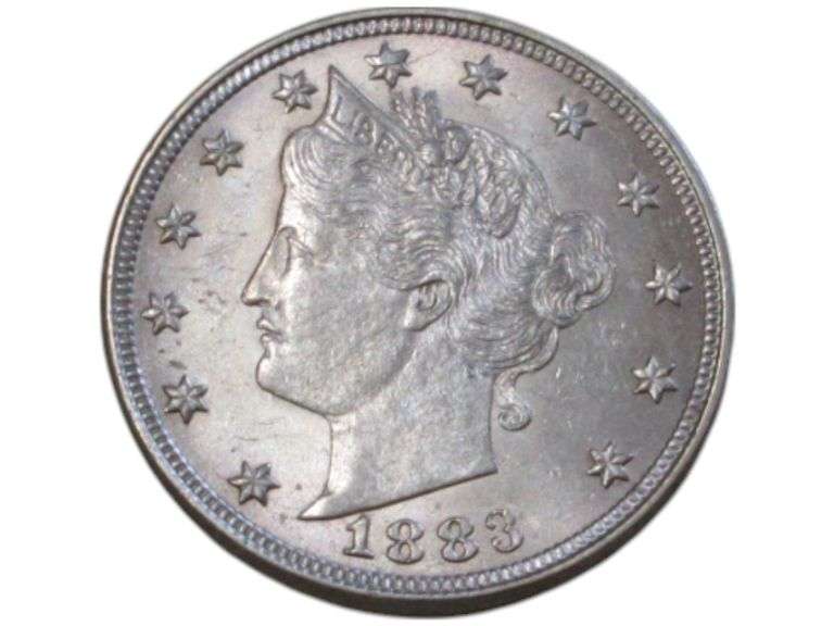1883 Liberty Head Nickel No Cent High Grade