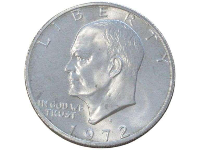 1972 S Silver Eisenhower Dollar
