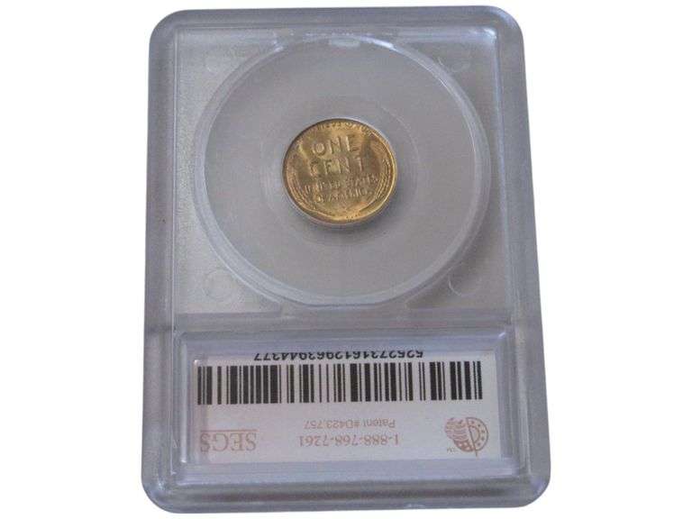 1936 Lincoln Wheat cent - MS-67 Red SEGS