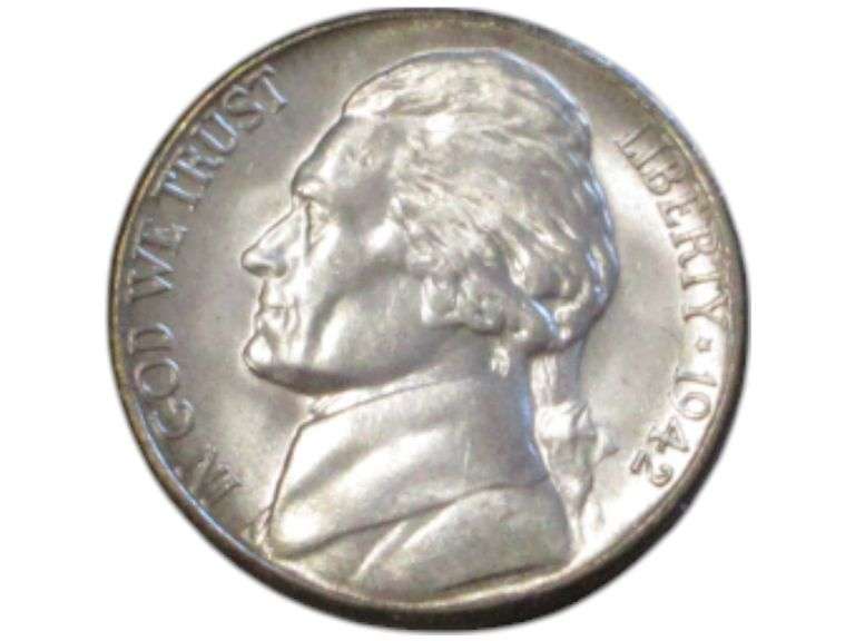 1942 S Silver Jefferson Nickel