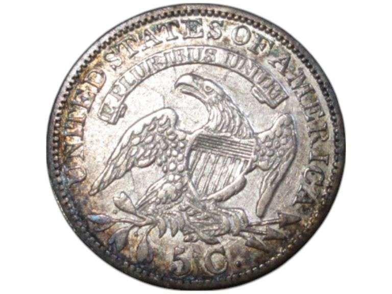 1829 Capped Bust Half Dime Stunning Coin